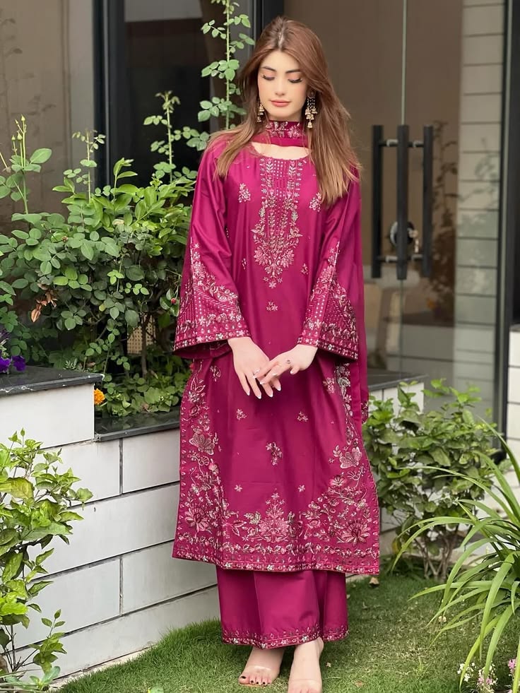 Embroidered Lawn Suit